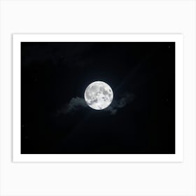 Flux Schnell A Serene And Captivating Full Moon A Bright Silve 1 Affiche