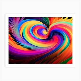 Abstract Heart 6 Art Print