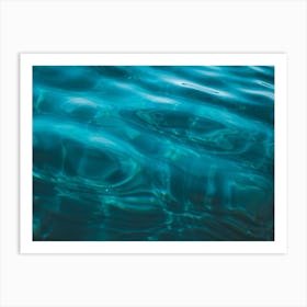 Blue Water 10 Art Print