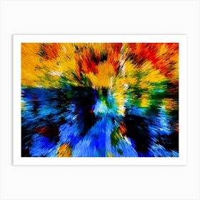 Acrylic Extruded Painting 136 Art Print