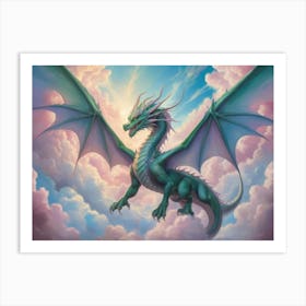 Dragon In The Sky 11 Art Print