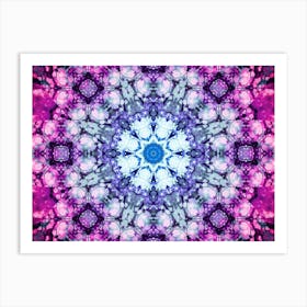 Pink Fractal Abstract Texture 5 Art Print