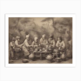 Chinese Cooking Art Print