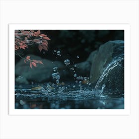 Water Splashing 2 Art Print