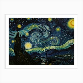 Starry Night 4 Art Print