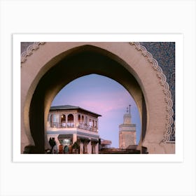 The City Gate Fes  Sunset Morocco Art Print