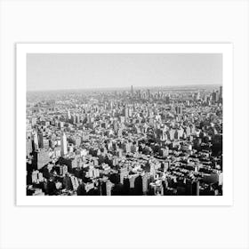 Aerial View Of New York City Art Print