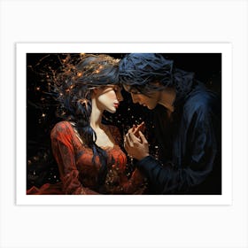 Couple In Love Art Print