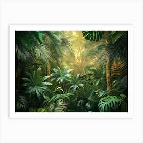 Tropical Jungle 7 Art Print