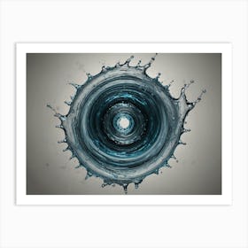 Water Splash 1 Art Print