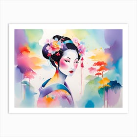 Geisha 56 Art Print