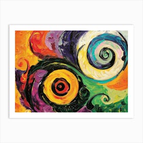 Spiral Painting 4 Art Print