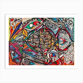 Psychedelic Art 4 Art Print