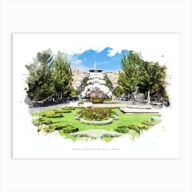 Cafesjian Center For The Arts, Yerevan, Armenia Art Print