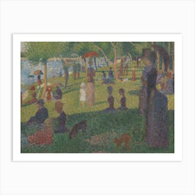 Study For A Sunday On La Grande Jatte , By Georges Seurat, 1884, French Post Impressionist Painting Art Print