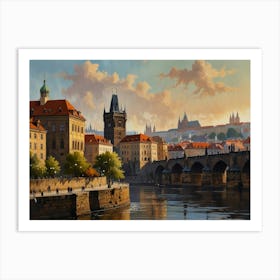 Prague Charles Bridge Art Print