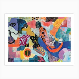 Abstract Collage 3 Art Print