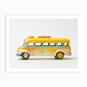 Toy Car School Bus Art Print