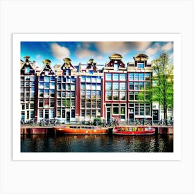 Amsterdam Canals 14 Art Print