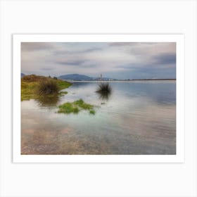 Full tide at Neath River Estuary Art Print