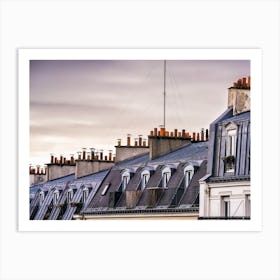 Roofs of Paris Art Print