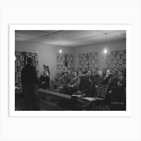 Untitled Photo, Possibly Related To Meeting Of Farmers With Agricultural Agent, Placer County, California By Art Print