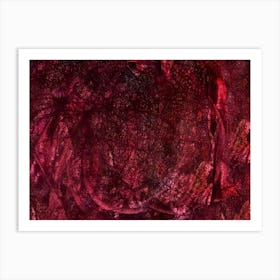 Abstraction Red Art Print