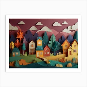 Paper Art Art Print