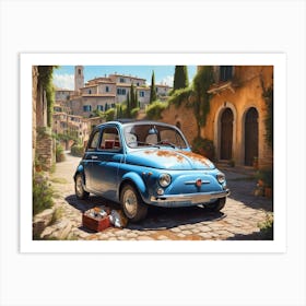 Backstreet Fiat Art Print