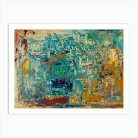 Abstract Wall Art, Memories Art Print