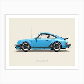 Porsche 911 Turbo Car Style Art Print