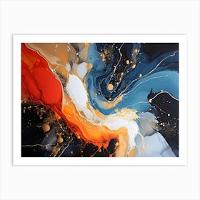 Abstract Painting 17 Art Print