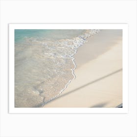 Tropical Escape Gentle Waves At Cape Verde Beach Art Print