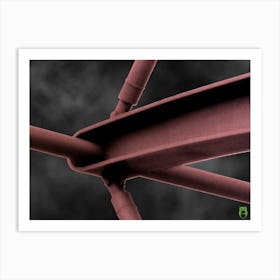 Close Up Of A Metal Structure 2020060684rt1pub Art Print