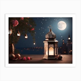 Islamic Lantern 1 Art Print