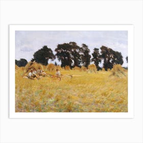 Reapers Resting In A Wheat Field (1885), John Singer Sargent Art Print