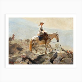 The Bridle Path, White Mountains (1868), Winslow Homer Art Print