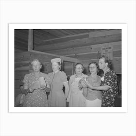 Ladies Quintette At Community Sing, Pie Town, New Mexico By Russell Lee Art Print