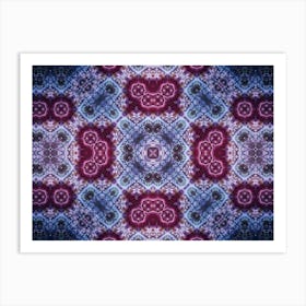 Purple Pattern 3 Art Print