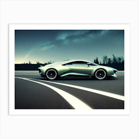 Lamborghini Concept Car 1 Art Print