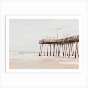 Pier Over Ocean Art Print