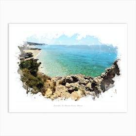 Drymades, The Albanian Riviera, Albania Art Print