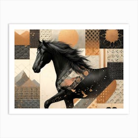 Creative Horse Beauty Illustration Nr 110 Art Print