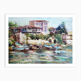 A summer's day reverie in the ancient city Art Print