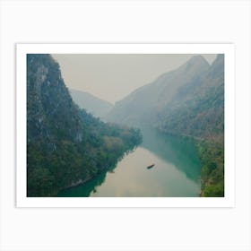 Laotian river Art Print