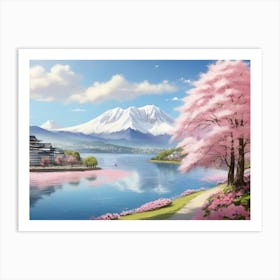 Cherry Blossoms 5 Art Print