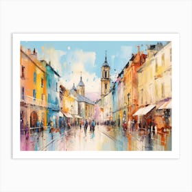 Wet Street Art Print