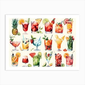 Cocktail Dreams 2 Art Print