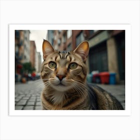 Portrait Of A Cat 2 Art Print