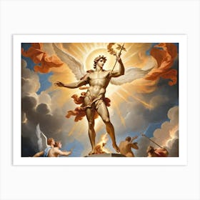 The solar god Apollo Art Print